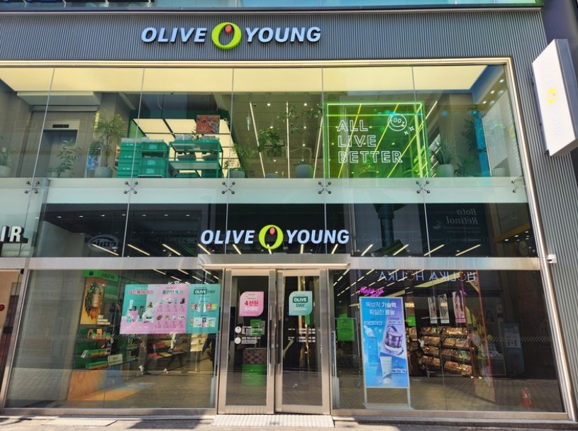 K-beauty sheet masks at Olive Young Korea